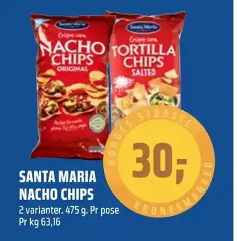 Coop Obs Santa maria nacho chips tilbud