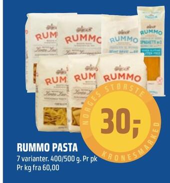 Coop Obs Rummo pasta tilbud