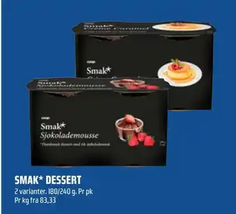 Smak* dessert