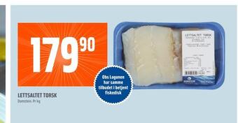 Coop Obs Lettsaltet torsk tilbud