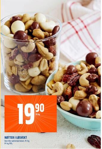 Coop Obs Nøtter i løsvekt tilbud
