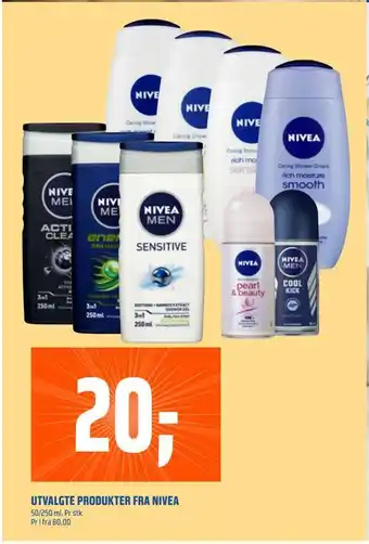 Coop Obs Utvalgte produkter fra nivea tilbud
