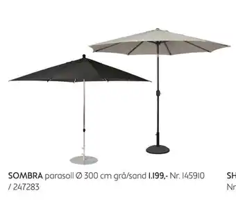 Bohus Sombra parasoll tilbud