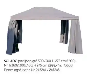 Bohus Solado paviljong tilbud