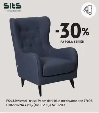 Bohus Pola hvilestol tilbud