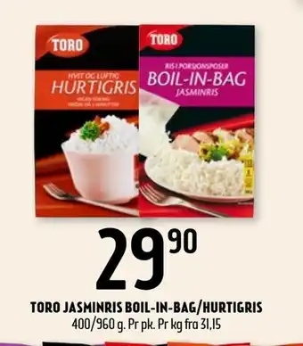 Toro jasminris boil-in-bag/hurtigris