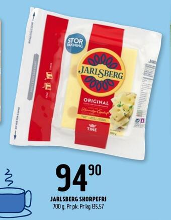 Coop Prix Jarlsberg skorpefri tilbud