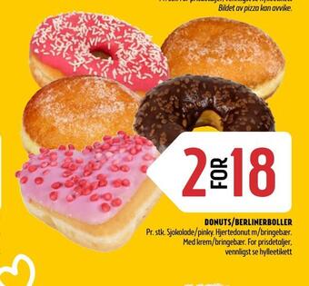 Coop Prix Donuts/berlinerboller tilbud
