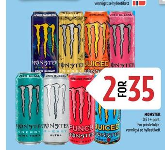Coop Prix Monster tilbud