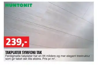 Bauhaus Takplater symfoni tak tilbud