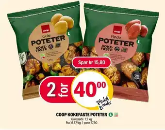 Coop Extra Coop kokefaste poteter tilbud