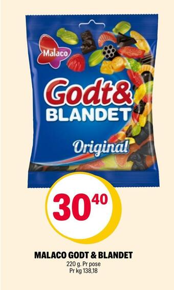 Coop Extra Malaco godt & blandet tilbud