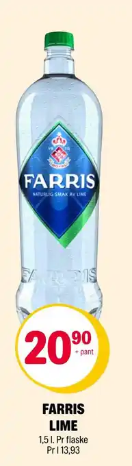 Coop Extra Farris lime tilbud