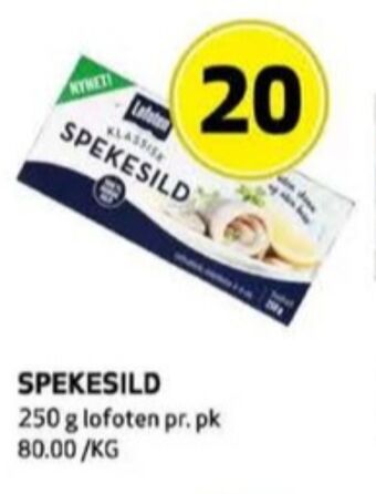 Bunnpris Lofoten sild tilbud