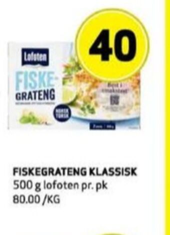 Bunnpris Lofoten ferdigretter tilbud