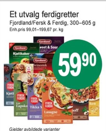 Joker Fjordland ferdigretter tilbud