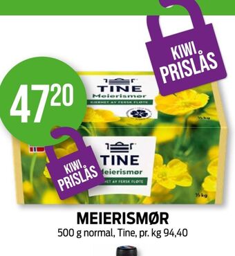 Kiwi Tine smør tilbud