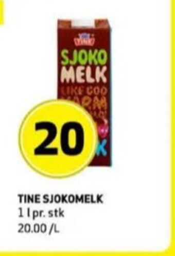 Bunnpris Tine sjokolademelk tilbud