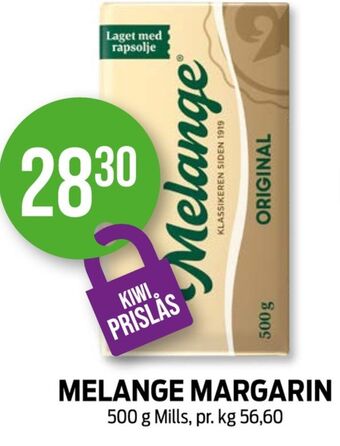 Kiwi Melange margarin-fast tilbud
