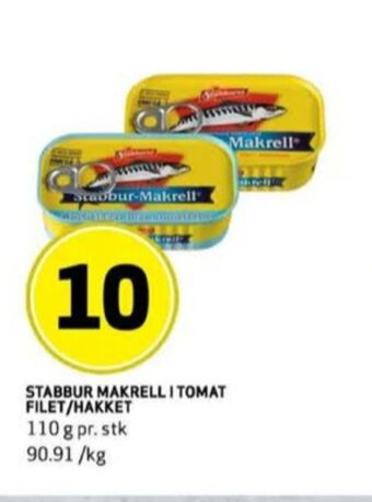 Bunnpris Stabburet makrell tilbud