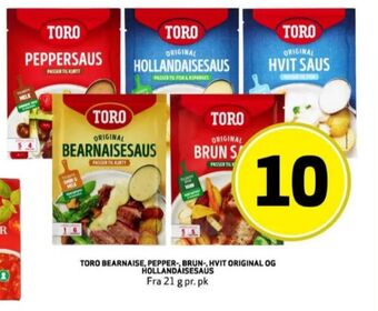 Bunnpris Toro saus tilbud
