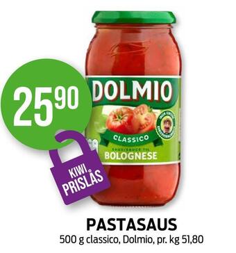 Kiwi Pastasaus tilbud