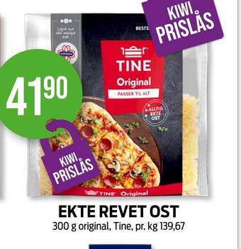 Kiwi Ekte revet ost tilbud