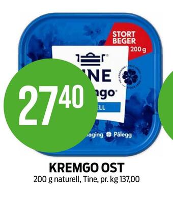 Kiwi Kremgo ost tilbud