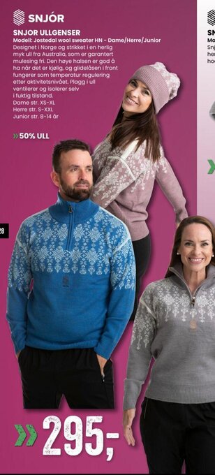 Sport Outlet Snjor Ullgenser tilbud