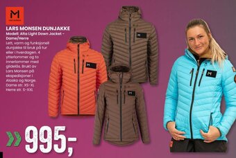 Sport Outlet Lars Monsen Dunjakke tilbud