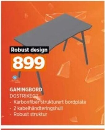 POWER Gamingbord DGSTRIKEGT tilbud