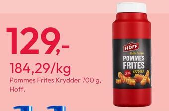 Gigaboks Pommes frites krydder 700 g tilbud
