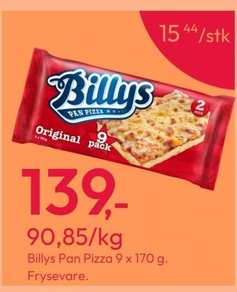 Gigaboks Billys pan pizza tilbud