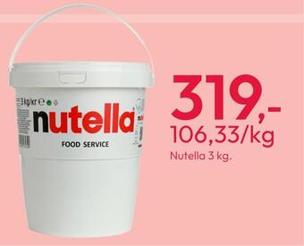 Gigaboks Nutella 3 kg tilbud
