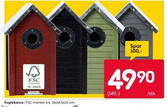 Rusta Fuglekasse tilbud