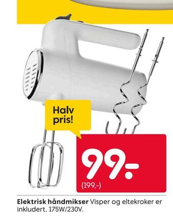 Rusta Elektrisk håndmikser tilbud