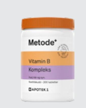 Apotek 1 Metode vitamin b kompleks tabletter tilbud