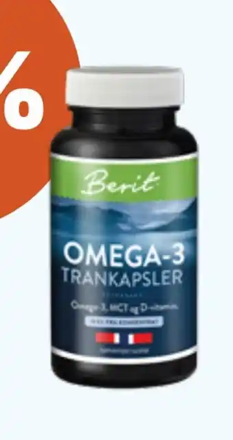 Apotek 1 Trankapsler med omega-3, mct og vitamin d tilbud