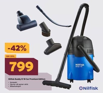 Megaflis Nilfisk Buddy II 18 Car Premium Edition tilbud