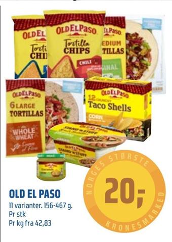 Coop Obs Old el paso tilbud