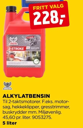 jem & fix Alkylatbensin tilbud