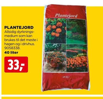 jem & fix Plantejord tilbud