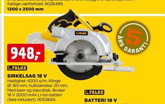 jem & fix Sirkelsag 18 v tilbud