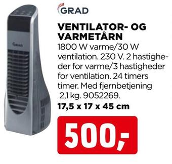 jem & fix Ventilator- og varmetårn tilbud