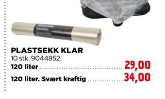 jem & fix Plastsekk klar tilbud