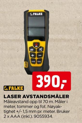 jem & fix Laser avstandsmåler tilbud