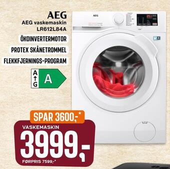 Skousen Aeg vaskemaskin lr612l84a tilbud