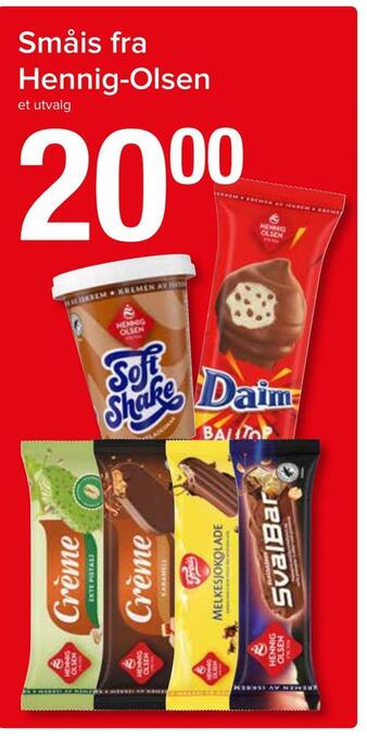 Spar Småis fra hennig-olsen tilbud