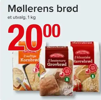 Spar Møllerens brød tilbud