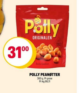 Coop Extra Polly peanøtter tilbud